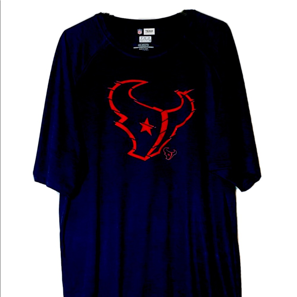 New Men’s NFL TEAM APPAREL Navy Short Sleeve Graphic Tee, Size XXL